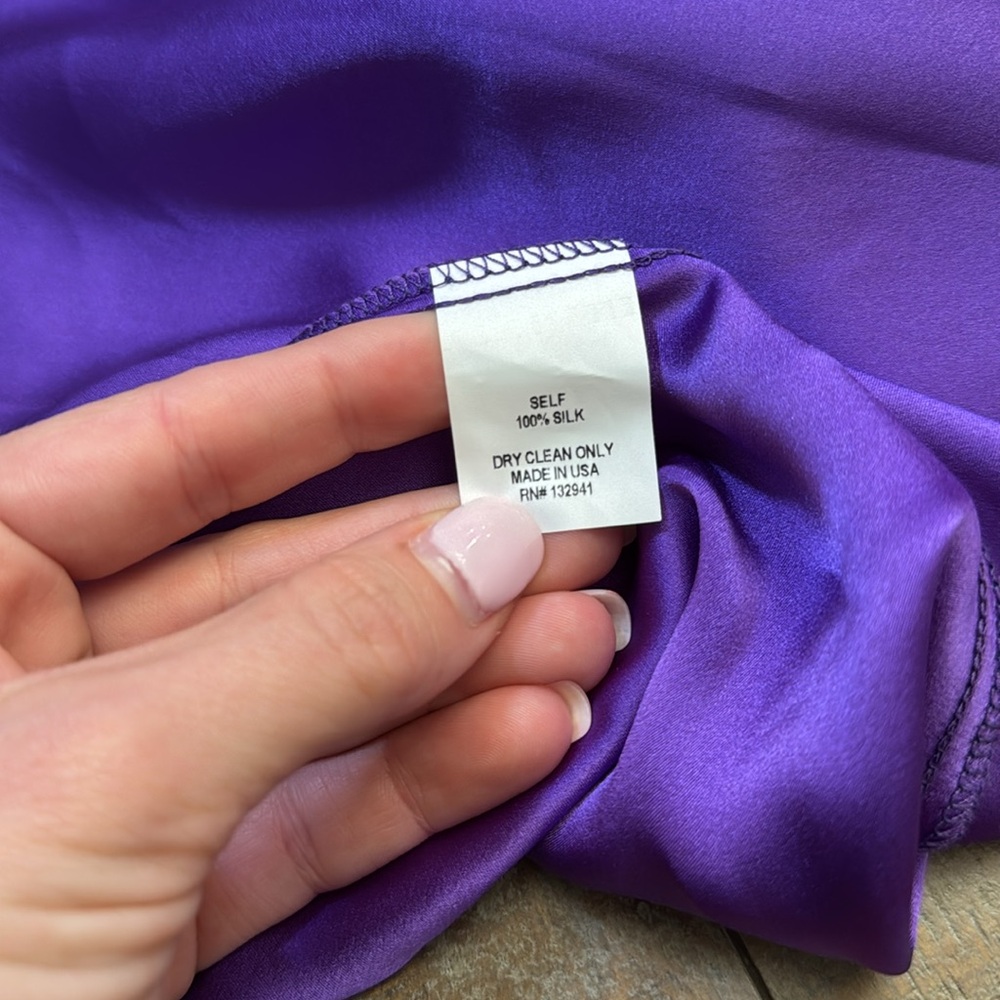 Amanda Uprichard Purple Midi Dress - Picture 10 of 10